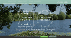 Desktop Screenshot of lakeland-yurts.co.uk